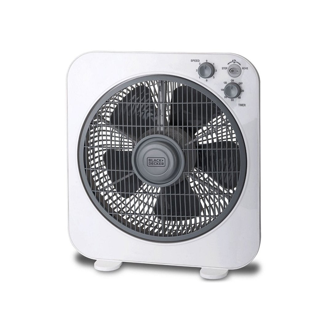 Black+Decker 12" Box Fan | FB1220-B5 | Home Appliances | Box Fan, Fans, Home Appliances, Small Appliances |Image 1