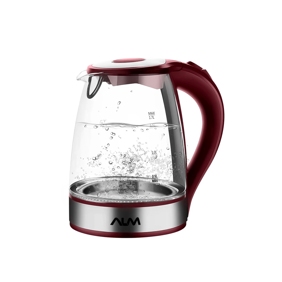 ALM 1.7 Liters Electric Glass Kettle | JF-G101 | Home Appliances | Glass Kettle, Home Appliances, Kettles, Small Appliances |Image 1