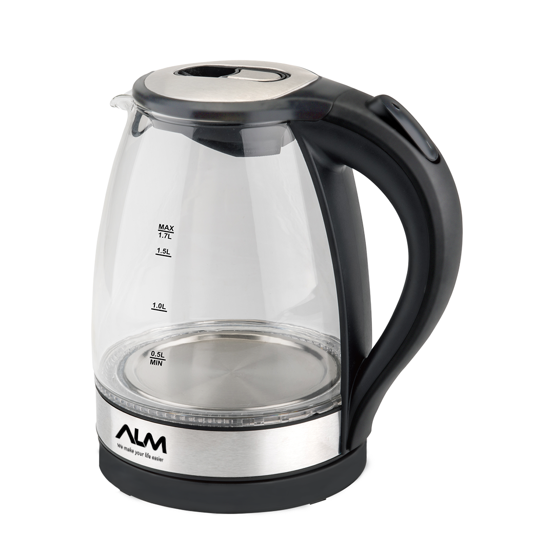 ALM 1.7 Liters Electric Glass Kettle | JF-G102 | Home Appliances | Glass Kettle, Home Appliances, Kettles, Small Appliances |Image 1