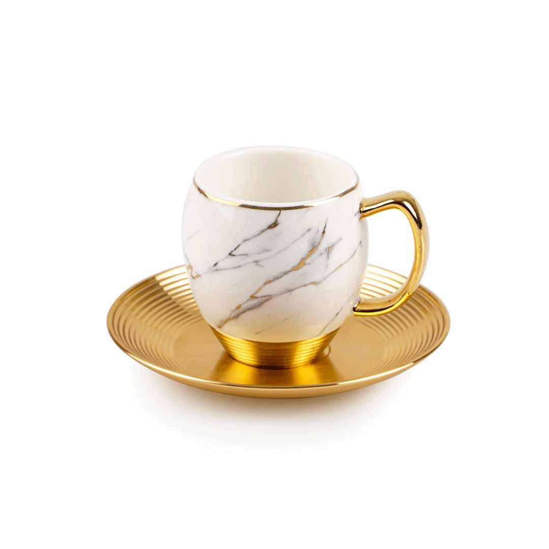 Porcelain S/6 Cups & Saucer Set (Ch)     Koh-010171/8 | KOH-010171/8 | Cooking & Dining | Coffee Cup, Cooking & Dining, Glassware |Image 1