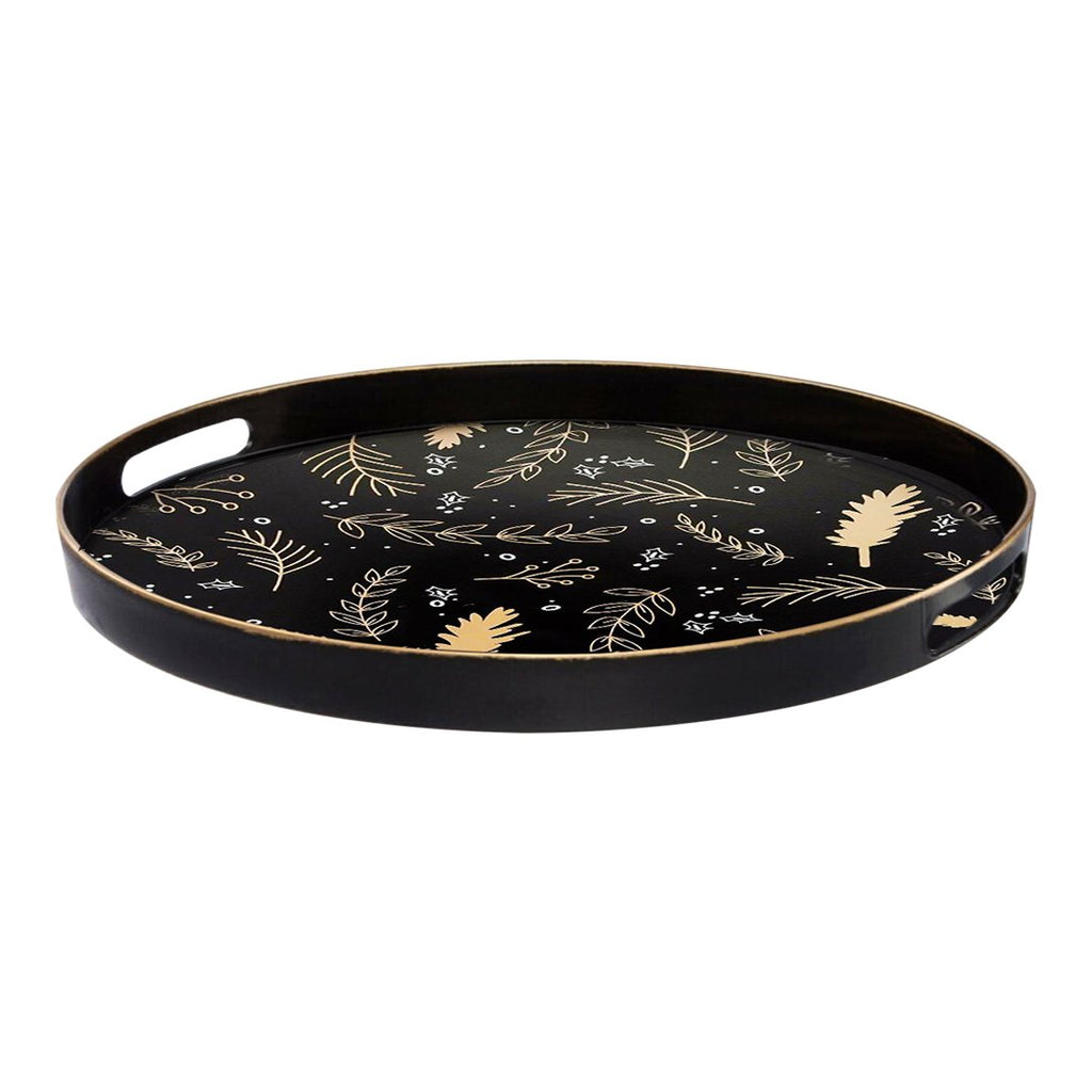AUTHENTIC BLACK GOLD TRAY BIG 30*45
