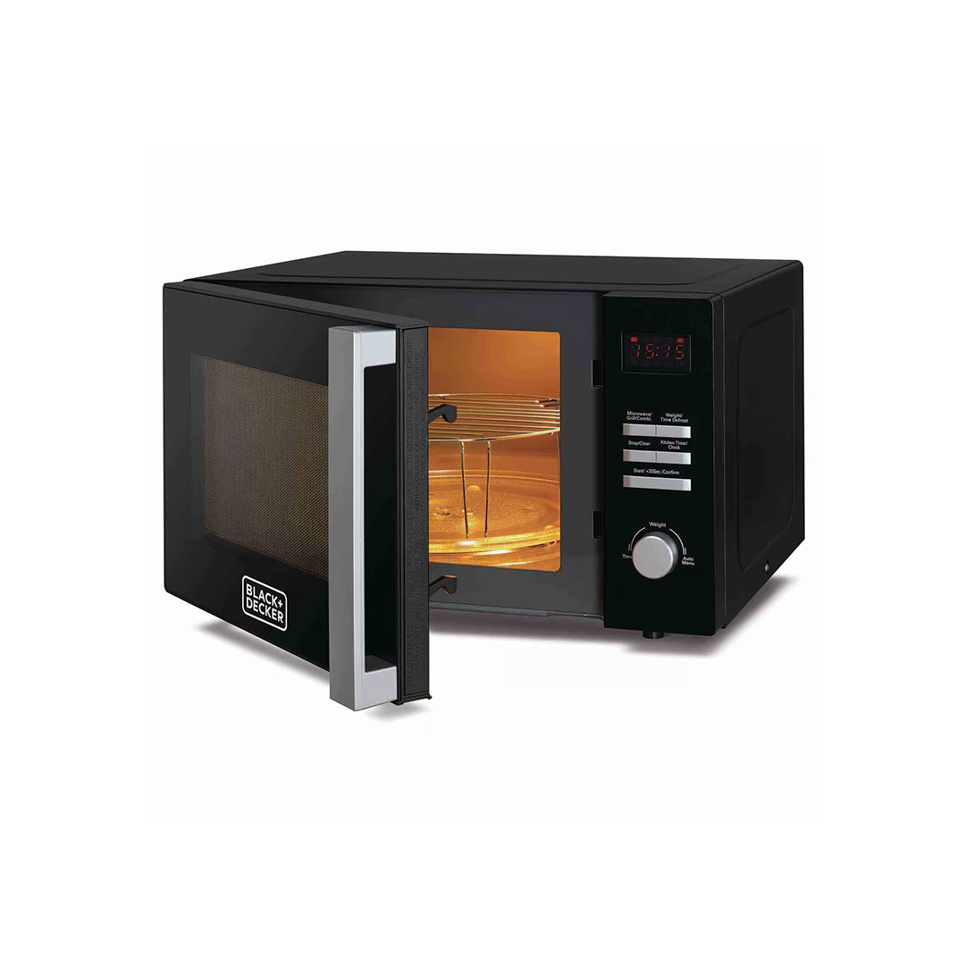 Black+Decker 28 Liters Microwave Oven With Grill | MZ2800PG-B5 | Home Appliances | Electric Oven, Home Appliances, Microwaves, Small Appliances |Image 1