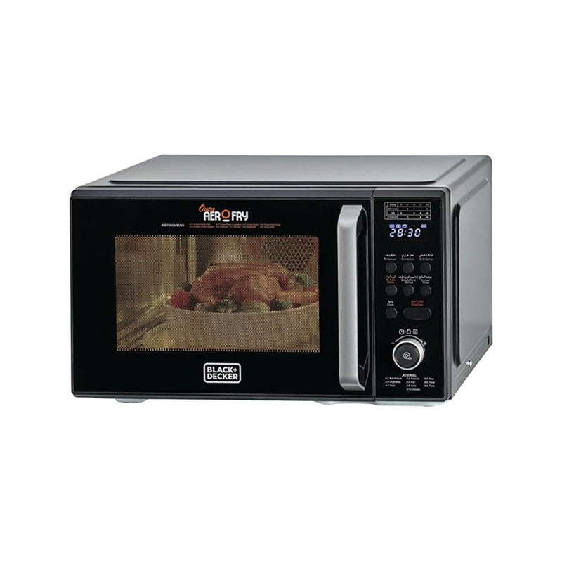 Black+Decker 29 Liters 4-In-1 Oven - Microwave + Grill + Convection + Air Fryer | MZAF2910-B5 | Home Appliances | Electric Oven, Home Appliances, Microwaves, Small Appliances |Image 1