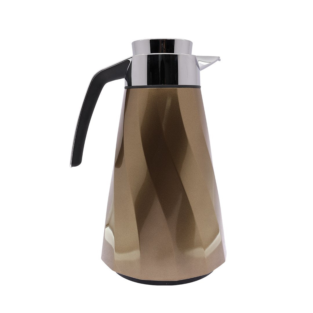 Emsa Flask Cone Swrl Met 1.5L Sl Brown N4081602 | N4081602 | Cooking & Dining, Flasks |Image 1