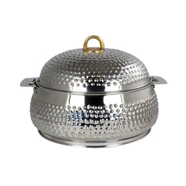NEW KING BELLY HOTPOT W/MILANO SILVER 6000 ML