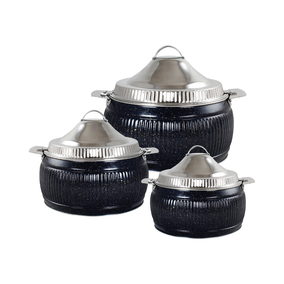 Avida Hotpot Granite Black 3Pcs Set | PS-55513 | Cooking & Dining, Hot Pots |Image 1