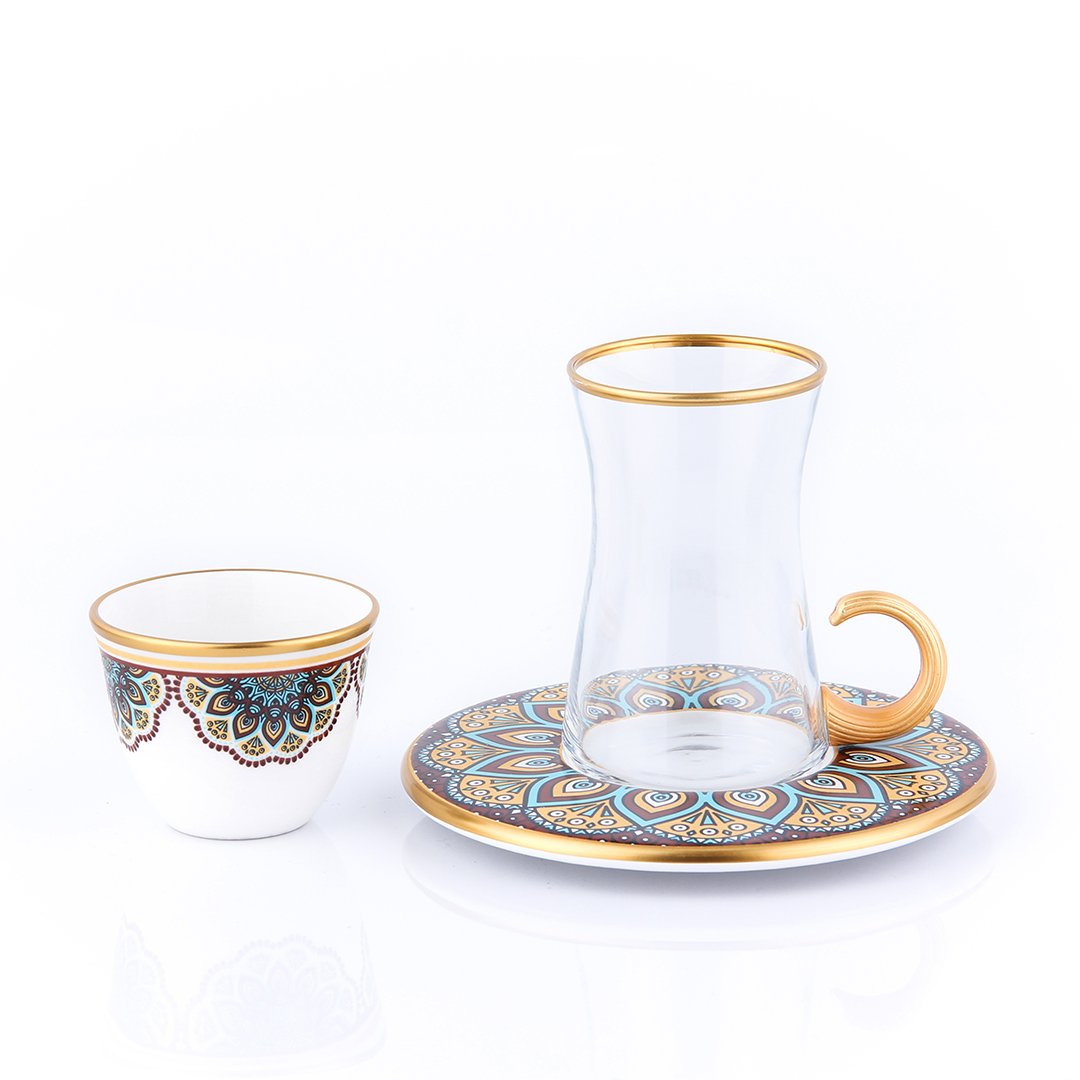 Byblos - 18Pcs Set - Pamira S18Heb2816Gm O | S18/HEB2816GM/O | Cooking & Dining | Coffee Cup, Cooking & Dining, Glassware, Tea Cup |Image 1