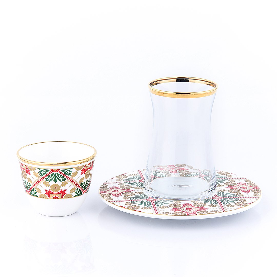 Byblos - 18Pcs Set - Ege S18Heb2836 G | S18/HEB2836 G | Cooking & Dining | Coffee Cup, Cooking & Dining, Glassware, Tea Cup |Image 1