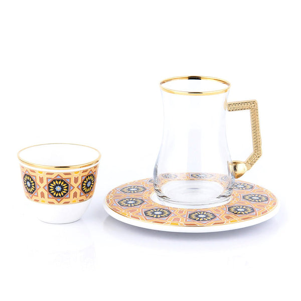 Byblos - 18Pcs Set - Gulay S18Heb2867 G-R | S18/HEB2867 G-R | Cooking & Dining | Coffee Cup, Cooking & Dining, Glassware, Tea Cup |Image 1