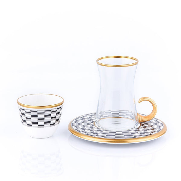 Byblos - 18Pcs Set - Turkan S18Heb2908Gm | S18/HEB2908GM | Cooking & Dining | Coffee Cup, Cooking & Dining, Glassware, Tea Cup |Image 1