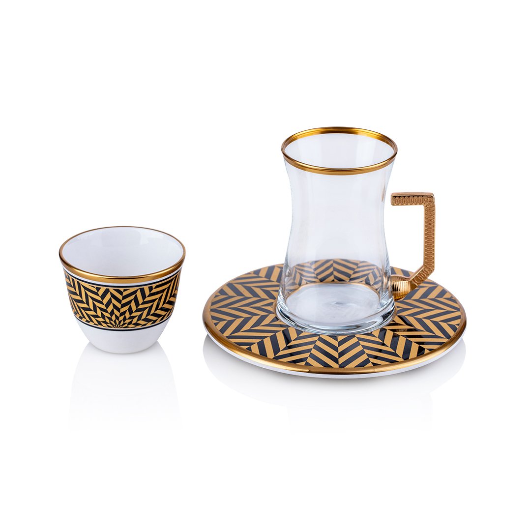 Byblos - 18Pcs Set - Omur S18Heb2921Gm | S18/HEB2921GM | Cooking & Dining | Coffee Cup, Cooking & Dining, Glassware, Tea Cup |Image 1