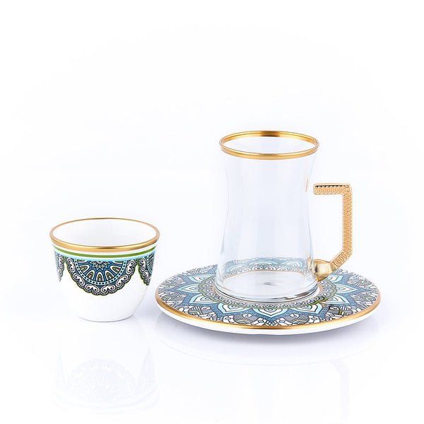 Byblos - 18Pcs Set - Oyku S18Heb2953Gm | S18/HEB2953GM | Cooking & Dining | Coffee Cup, Cooking & Dining, Glassware, Tea Cup |Image 1