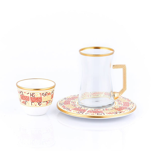 Byblos - 18Pcs Set - Nehar S18Heb2960Gm | S18/HEB2960GM | Cooking & Dining | Coffee Cup, Cooking & Dining, Glassware, Tea Cup |Image 1