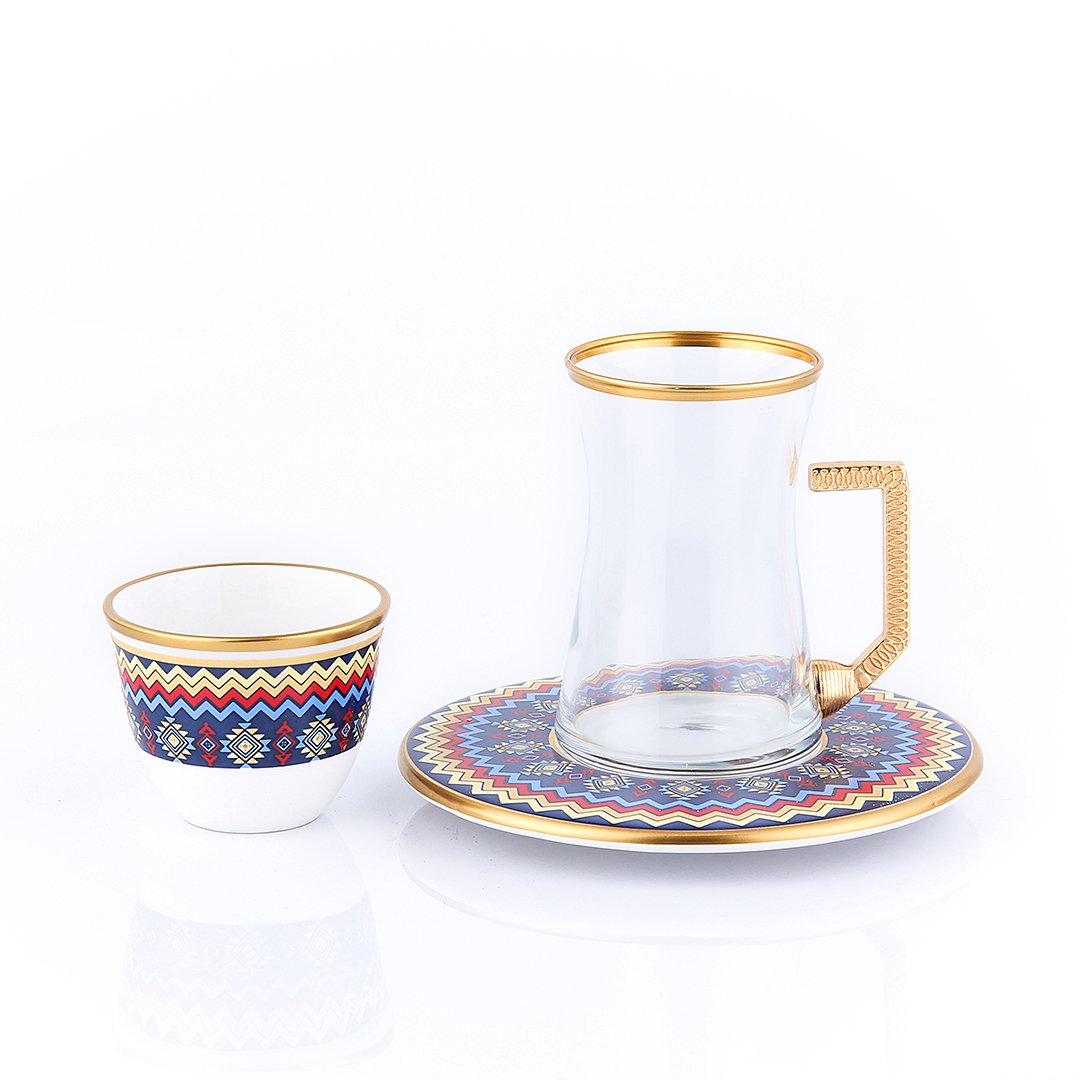 Byblos - 18Pcs Set - Neslihan S18Heb2965Gm | S18/HEB2965GM | Cooking & Dining | Coffee Cup, Cooking & Dining, Glassware, Tea Cup |Image 1