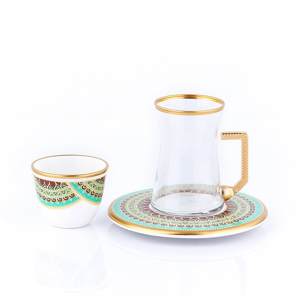 Byblos - 18Pcs Set - Meral S18Heb2983Gm | S18/HEB2983GM | Cooking & Dining | Coffee Cup, Cooking & Dining, Glassware, Tea Cup |Image 1