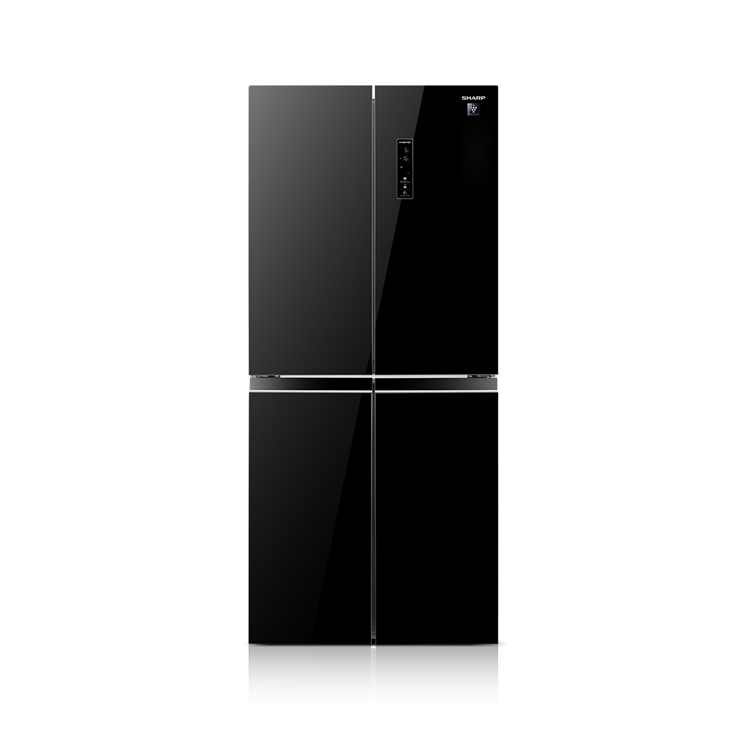 Sharp 560 Liters 4-Door Refrigerator | SJ-FH560-BK3 | Home Appliances, Major Appliances, Refrigerators, Side By Side |Image 1