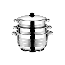 STAINLESS STEEL POTS-6PCS