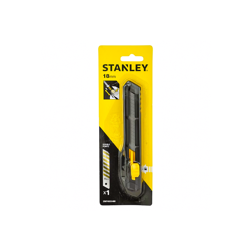 Stanley Slide Lock Snap Off Knife 18mm | STHT10323-800 | DIY & Hardware, Tools |Image 1