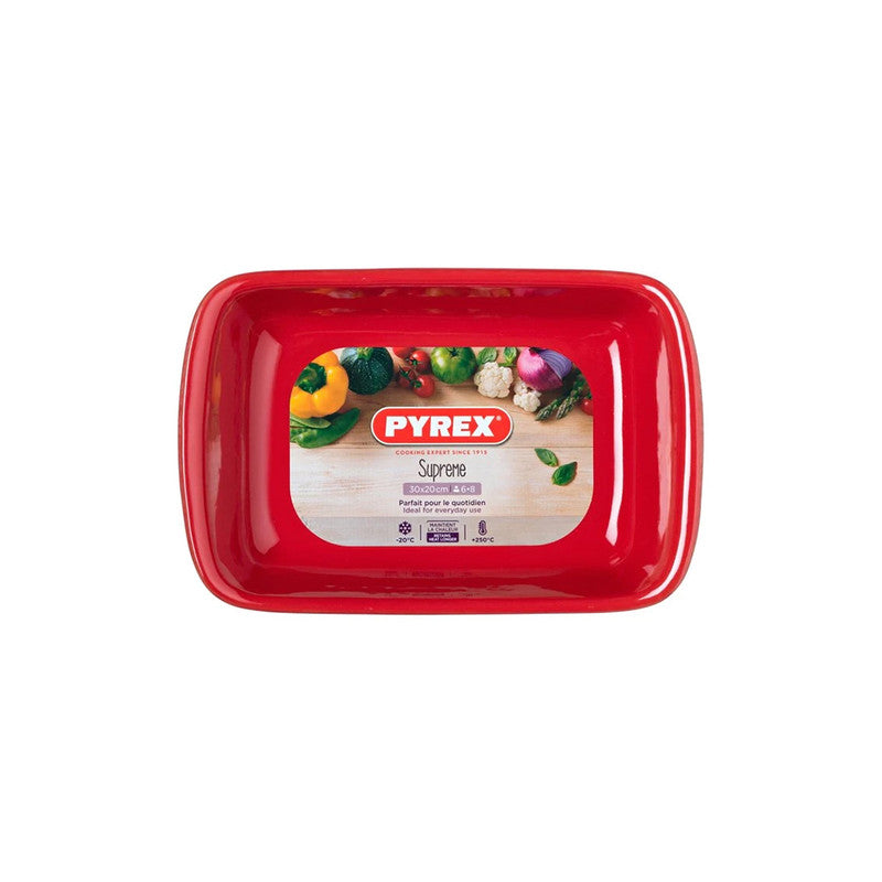 Pyrex 30X20 Cm Rectangular Roaster | SU30RR5 | Cooking & Dining, Glassware |Image 1