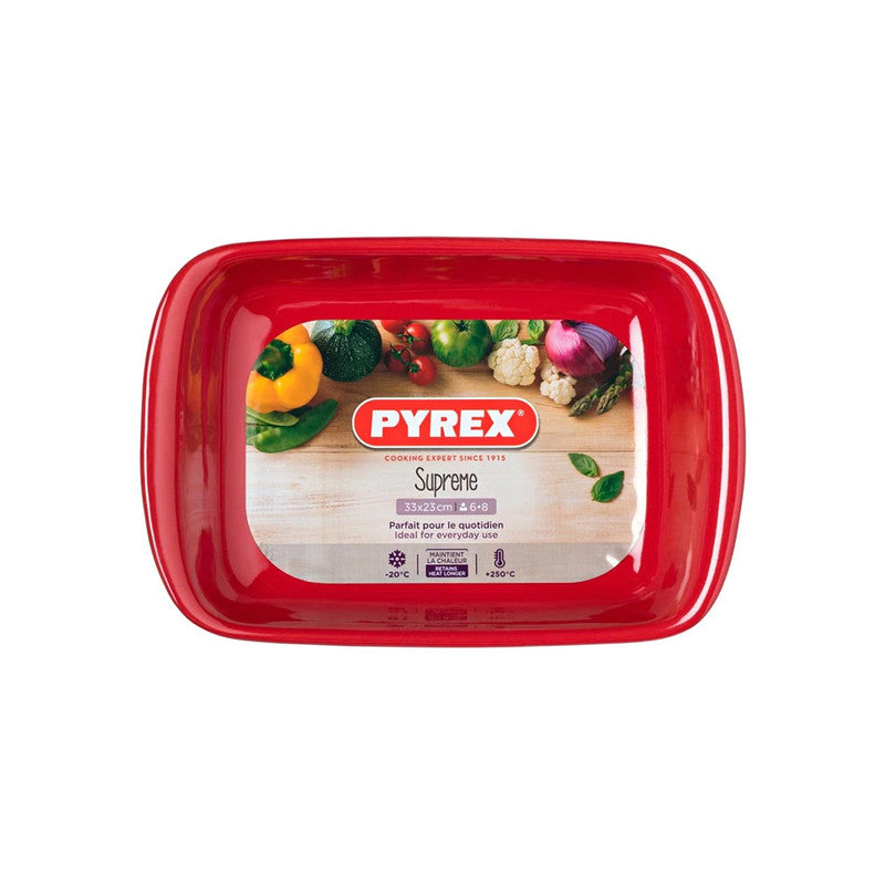Pyrex 33X23 Cm Rectangular Roaster | SU33RR5 | Cooking & Dining, Glassware |Image 1