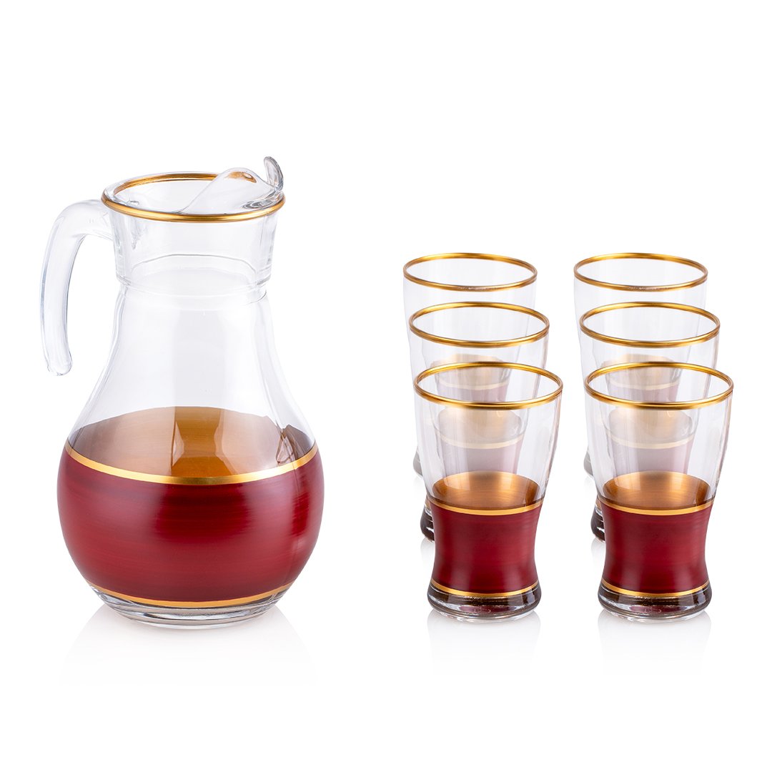 Byblos - 7Pcs Set - Dilek T39Azu2855Gmr | T39/AZU2855GM/R | Cooking & Dining | Coffee Cup, Cooking & Dining, Glassware, Tea Cup |Image 1