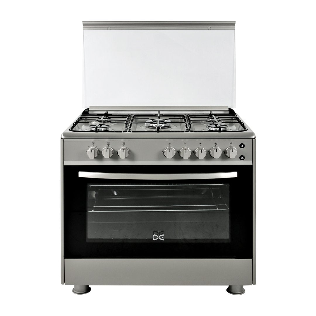 Daewoo 5 Burner Gas Cooker | WCGF96TN | Home Appliances | Cookers, Gas Cooker, Home Appliances, Major Appliances |Image 1