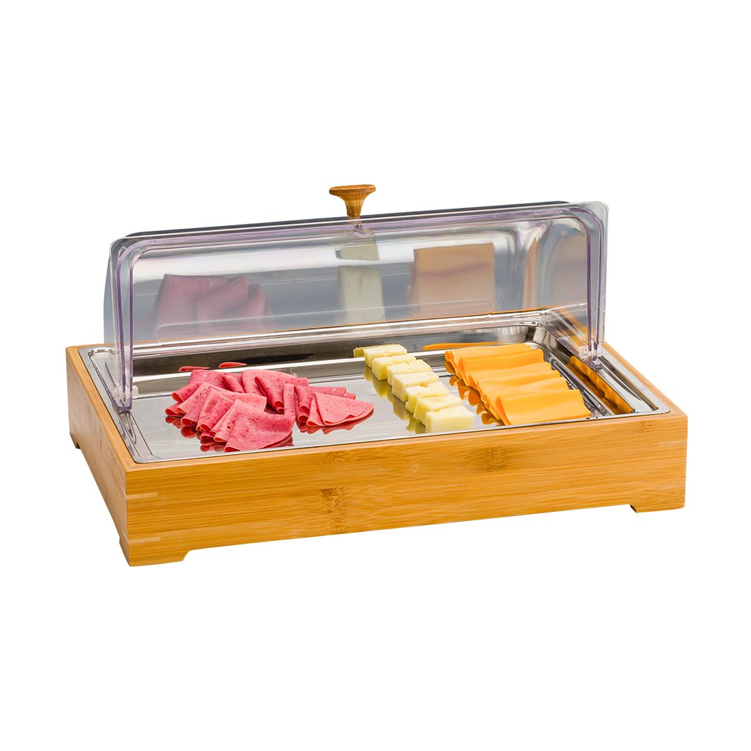 Alkan Cooling Display With Pc Rolling Top | ZCP-772 | Cooking & Dining, Glassware |Image 1
