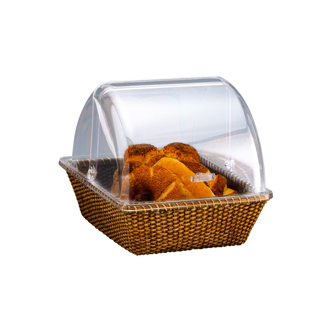 Alkan Lantern With Polycarbonate Lid And Rattan Basket Alkan Lantern With Polycarbonate Lid And Rattan Basket