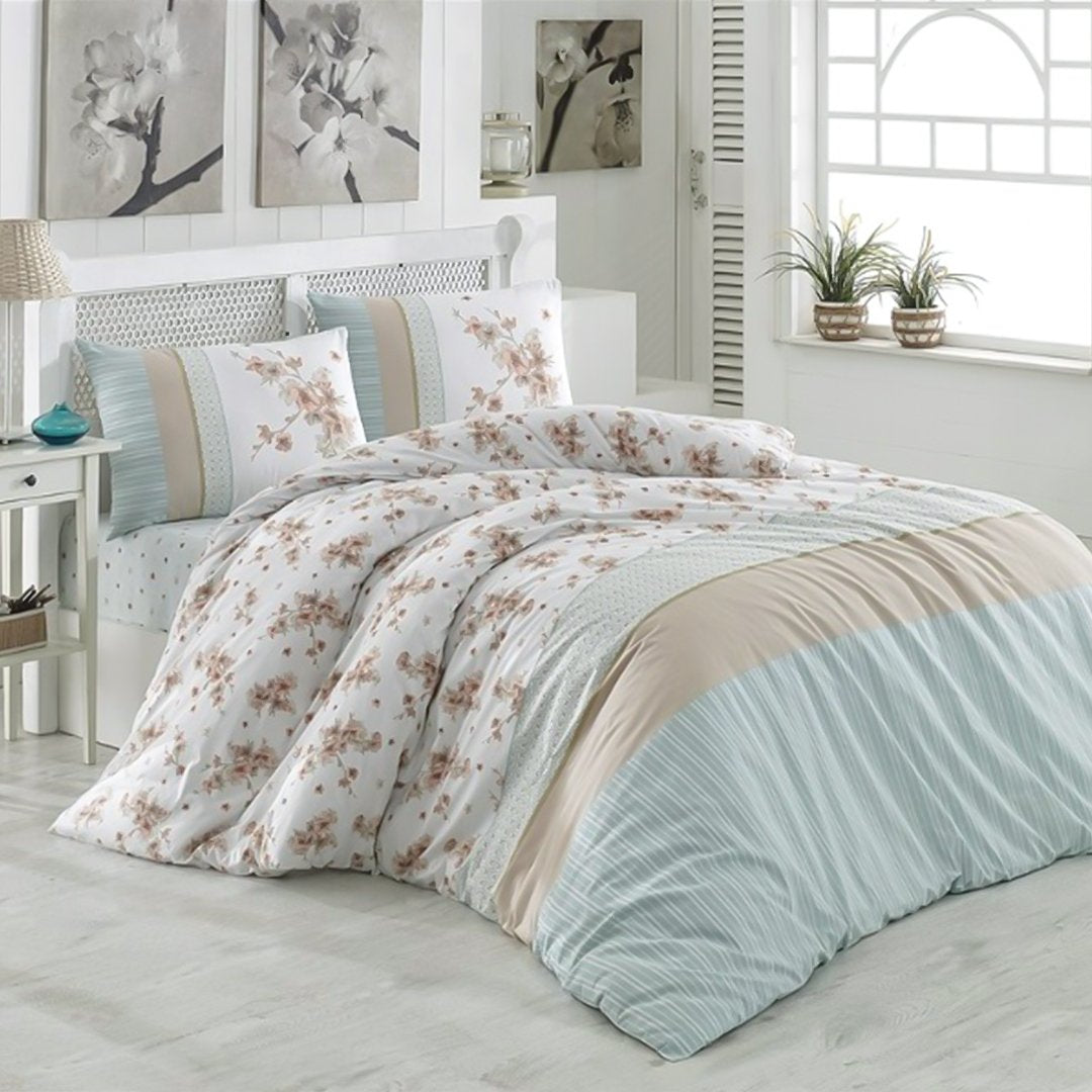 Zorlu Comforter, Flat Sheet And Pillow Cases Light Collection - Ferzin - Kahve Zorlu-1Fk | ZORLU-1 | Home & Linen | Bed Sheets, Comforters, Home & Linen |Image 1