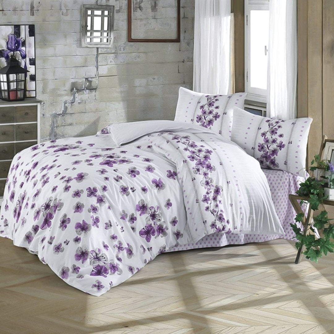 Zorlu Comforter, Flat Sheet And Pillow Cases Light Collection - Mehir Lila Zorlu-1Ml | ZORLU-1 | Home & Linen | Bed Sheets, Comforters, Home & Linen |Image 1